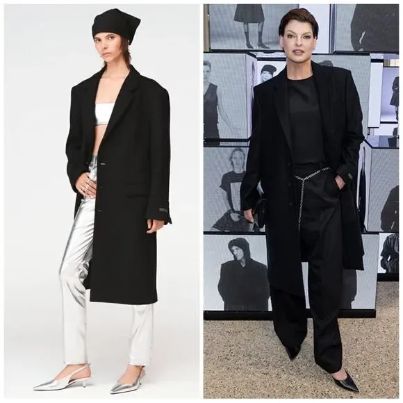 ZARA CASHMERE BLEND MENSWEAR STYLE COAT STEVEN MEISEL - Picture 2 of 4